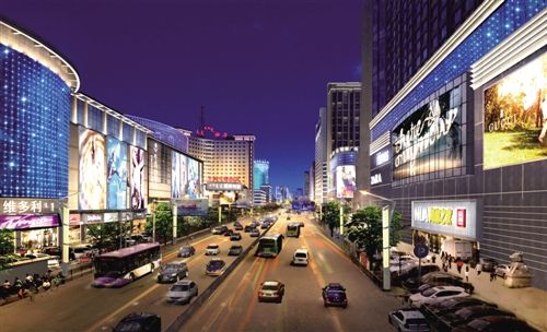 紡正街、紡西街街景亮化項(xiàng)目